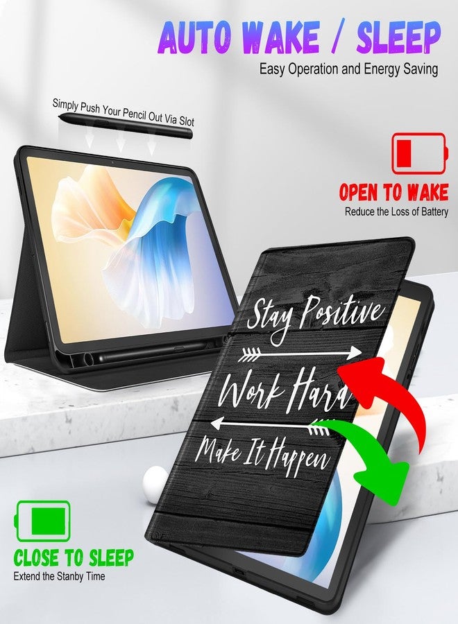 Wazzasoft جراب Wazzasoft لجهاز سامسونج جالاكسي تاب S8/تاب S7 مقاس 11 بوصة، مناسب للنساء والفتيات والأطفال والأولاد والرجال، مزود بحامل قلم رصاص، بتصميم لطيف وجذاب وعبارات مميزة، جرابات للأجهزة اللوحية، جراب سامسونج تاب S7/تاب S8 إصدار 2022/2020 - Image 5